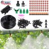 164Ft Drip Irrigation Kit Automatic Garden Irrigation System Misting Plant Watering Drip Kit For Garden Greenhouse Flower Bed Patio Lawn