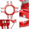 4Pcs 90 Degree Right Angle Corner Clamps Aluminum Alloy Miter Corner Clamp Woodworking Glass Frame Clamp For Picture Frame Holder Glass Holder Diy Woo