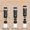 Portable Electric Espresso Machine Cordless Coffee Maker Self-Heating Car Espresso Maker With Anti-Dry Burn Fit For Ground Coffee/Ns/Dg Capsules For C