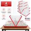 4Pack 31.50×12.99×13.39In Garden Row Accelerator Plants Covers Plant Net Cage Guard Greenhouse Covers Protect Seedling Fruit Vegetable Rows From Frost