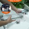 2Pcs 3.42X11.61Inch Portable Bbq Rolling Basket Round Stainless Steel Grill Mesh Barbecue Net Tube With Removable Cover Outdoor Camping