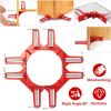 4Pcs 90 Degree Right Angle Corner Clamps Aluminum Alloy Miter Corner Clamp Woodworking Glass Frame Clamp For Picture Frame Holder Glass Holder Diy Woo
