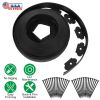 32.8Ft Non-Digging Plastic Garden Edging Kit Plastic Garden Border With 30 Spikes 2In Tall Border Edging For Garden Lawn Yard Flower Beds