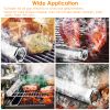 Pellet Smoker Tube 12" Stainless Steel Bbq Grill Smoker Tube Pipe For Wood Chips Cold Hot Smoking