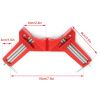4Pcs 90 Degree Right Angle Corner Clamps Aluminum Alloy Miter Corner Clamp Woodworking Glass Frame Clamp For Picture Frame Holder Glass Holder Diy Woo