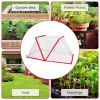 4Pack 31.50×12.99×13.39In Garden Row Accelerator Plants Covers Plant Net Cage Guard Greenhouse Covers Protect Seedling Fruit Vegetable Rows From Frost