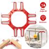 4Pcs 90 Degree Right Angle Corner Clamps Aluminum Alloy Miter Corner Clamp Woodworking Glass Frame Clamp For Picture Frame Holder Glass Holder Diy Woo