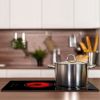 Dual Induction Burners Electric Cooktop 110V Total 1900W Electric Stove Built-In Electric Ceramic Stove With Timer Setting 9 Firepower Levels Over Hea