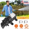 12V Water Pump With 2 Hose Clamps 130Psi Self Priming Sprayer Pump 70W Electric Diaphragm Water Pump 6L/Min For Rv Camper Marine Boat