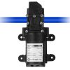 12V Water Pump With 2 Hose Clamps 130Psi Self Priming Sprayer Pump 70W Electric Diaphragm Water Pump 6L/Min For Rv Camper Marine Boat