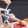 Manual Meat Grinder Heavy Duty Hand Operated Mincer Sausage Maker Machine Noodle Maker Kitchen Food Grinder For Pork Beef Pepper