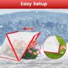 4Pack 31.50×12.99×13.39In Garden Row Accelerator Plants Covers Plant Net Cage Guard Greenhouse Covers Protect Seedling Fruit Vegetable Rows From Frost