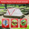 4Pack 31.50×12.99×13.39In Garden Row Accelerator Plants Covers Plant Net Cage Guard Greenhouse Covers Protect Seedling Fruit Vegetable Rows From Frost