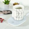 Coffee Mug Warmer Cup Warmer Auto Shut Off Coffee Tea Milk Electric Heater Pad Office Home Desk Coffee Mug Warmer Electric Beverage Warmer Mat 125.6℉/