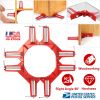 4Pcs 90 Degree Right Angle Corner Clamps Aluminum Alloy Miter Corner Clamp Woodworking Glass Frame Clamp For Picture Frame Holder Glass Holder Diy Woo