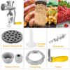Manual Meat Grinder Heavy Duty Hand Operated Mincer Sausage Maker Machine Noodle Maker Kitchen Food Grinder For Pork Beef Pepper