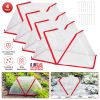 4Pack 31.50×12.99×13.39In Garden Row Accelerator Plants Covers Plant Net Cage Guard Greenhouse Covers Protect Seedling Fruit Vegetable Rows From Frost
