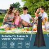 2 Pack Portable Reflective Fly Repellent Fan Rechargeable Battery Powered Table Food Fly Trap With Pattern Soft-Stop Blade Hanging Hook Indoor Outdoor
