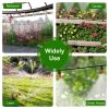 164Ft Drip Irrigation Kit Automatic Garden Irrigation System Misting Plant Watering Drip Kit For Garden Greenhouse Flower Bed Patio Lawn