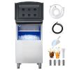 Commercial Ice Maker Storage Bin, 250LBS Capacity Ice Bin, Stainless Steel Ice Storage Bin with Filter and Adjustable Anti-slip Rubber Feet