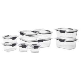 Food Storage Containers, 18 Piece Set, Leak-Proof, BPA Free, Clear Tritan Plastic, Food Storage
