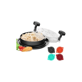 Chicken Shredder Tool Twist: 2026 Pro Food-Grade Visible Meat Shredder with Strong Anti-Slip Base, Ergonomic Handle, Chicken Breast Shredder