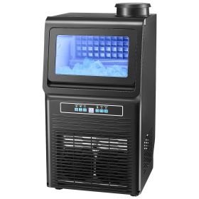 Commercial Ice Maker Machine, 70lbs/24H Ice Maker Machine with 12lbs Storage Capacity, 36 Ice Cubes in 15 Minutes