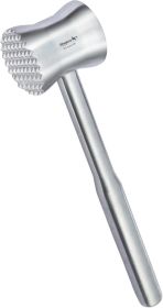 Meat Tenderizer Mallet | 304 Stainless Steel | Dishwasher Safe | Meat Pounder Hammer Flattner Beater | Kitchen Tool for Steak Chicken Poultry Foo