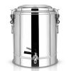7.9 gal Stainless Steel Insulated Stock Pot Dispenser with Tap – Hot & Cold Beverage Container