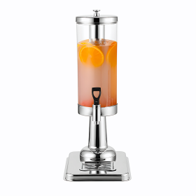 0.8 Gal Stainless Steel Beverage Dispenser –Ice Cylinder Hot & Cold Water Jug, Durable Drink Container  Ideal for Home, Office, Café, or Catering