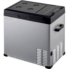 12 Volt Refrigerator, Portable Refrigerator -4 to 68 F With APP Control Car Compressor Fridge Cooler 12V/24V DC and 110-220V AC For Camping, Road Trip