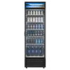 Commercial Merchandiser Refrigerator, 12.2 CU.FT Glass Door Display Refrigerator, Beverage Refrigerator Cooler Merchandiser with Adjustable Shelves