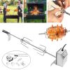 Universal BBQ Rotisserie Set - 117 cm Stainless Steel Rotisserie with Motor
