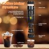 Portable Electric Espresso Machine Cordless Coffee Maker Self-Heating Car Espresso Maker With Anti-Dry Burn Fit For Ground Coffee/Ns/Dg Capsules For C