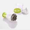 Garlic Mincer Chopper Garlic Presser Device Hand Press Onion Vegetables Chopper Kitchen Gadget Tool - green