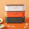 Seasoning Box Combination Set Seasoning Bottle Jar Household Kitchen Supplies Salt Msg Storage Box Sealed One-piece - DM026-orange
