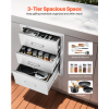 18x23 Inch Outdoor Kitchen Stainless Steel Triple Access BBQ Drawers with Chrome Handle, 18 x23 x 23 Inch - 18 x 23 x 23 inch - 3