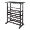 Vinny Wine Rack Espresso - 92023
