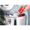 3.2 gallon Stainless Steel Stock Pot Dispenser with Tap – Hot & Cold Beverage Container for Durable Thermal Drink Dispenser
