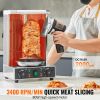 Electric Shawarma Knife, 80W Cordless Battery Professional Turkish Knife, Commercial Stainless Steel Gyro Cutter