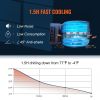 Car Refrigerator, 12 Volt Car Refrigerator Fridge, 56 QT/53 L Dual Zone Portable Freezer, -4-50 Fahrenheit Adjustable Range