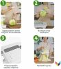 Cabbage Shredders Stainless Steel Vegetable Peeler Cutter Wide Mouth Fruit Salad Graters Knife Cooking Kitchen - white