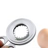 Stainless Steel Boiled Egg Cutter Eggshell Scissors Cutter Egg Clipper Novelty Advanced Kitchen Tools - silver