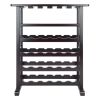 Vinny Wine Rack Espresso - 92023