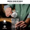 Ice Ball Maker, Crystal Clear Ice Ball Maker 2.36inch Ice Sphere Maker with Storage Bag and Ice Clamp