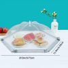 1pc Household Dustproof Food Cover; Multifunctional Pop Up Foldable High Density Mesh Tent; Blocks Flies; Mosquitoes; Suitable For Outdoor - Blue Grey