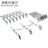 5-Wheel Pastry Cutter Stainless Steel Expandable Pizza Slicer Multi-Round Pastry Knife Baking Cutter Roller Cookie Dough Cutter Divider - 5-PC