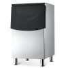 Commercial Ice Maker Storage Bin, 250LBS Capacity Ice Bin, Stainless Steel Ice Storage Bin with Filter and Adjustable Anti-slip Rubber Feet