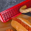 Bbq Barbecue Tools Hot Dog Cut Sausage Cut Ham Cutter Cut Grain Cut Egg Cutter Hot dog Knife - NKM095