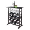 Vinny Wine Rack Espresso - 92023